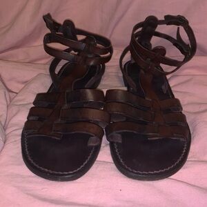 Barney’s New York Italian Made in Italy Roman Style Sandal’s Leather